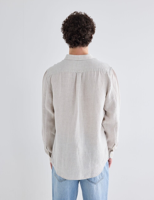 Gasoline Linen Shirt, Natural product photo View 02 L