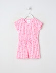 Teeny Weeny Strawberry Fields Play Romper, Pink product photo