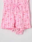 Teeny Weeny Strawberry Fields Play Romper, Pink product photo View 03 S