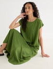Zest Linen Blend Swirl Maxi Skirt, Cactus product photo View 03 S