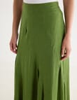 Zest Linen Blend Swirl Maxi Skirt, Cactus product photo View 04 S