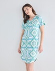 Whistle Sleep T-Shirt Nightie, Scarf Print product photo