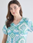 Whistle Sleep T-Shirt Nightie, Scarf Print product photo View 04 S