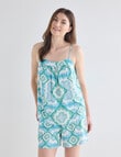Whistle Sleep Short PJ Set, Scarf Print product photo View 06 S
