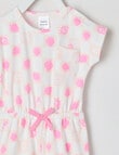 Teeny Weeny Strawberry Fields Play Romper, White & Pink product photo View 02 S