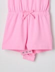Teeny Weeny Strawberry Fields Play Romper, Pop Pink product photo View 03 S
