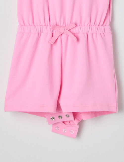 Teeny Weeny Strawberry Fields Play Romper, Pop Pink product photo View 03 L
