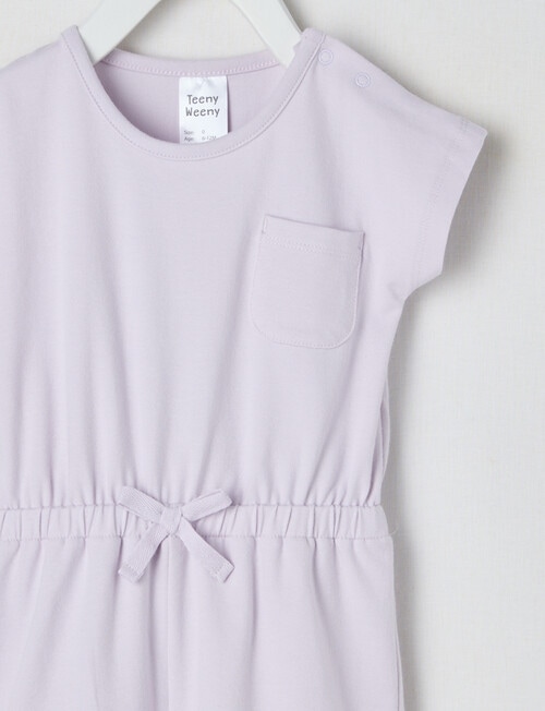 Teeny Weeny Strawberry Fields Play Romper, Lilac product photo View 02 L