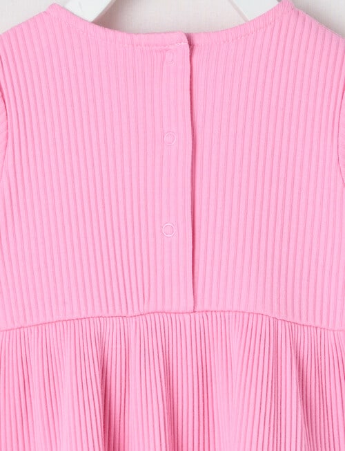 Teeny Weeny Strawberry Fields Play Tiered Dress, Pop Pink product photo View 03 L