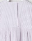 Teeny Weeny Strawberry Fields Rib Tiered Dress, Lilac product photo View 03 S