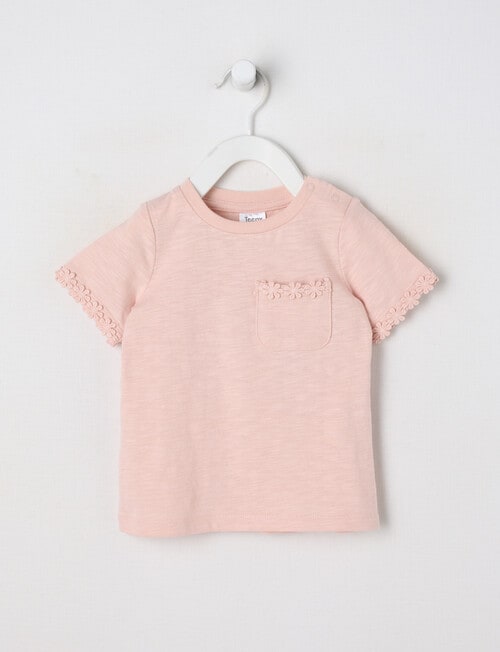Teeny Weeny Strawberry Fields Short Sleeve Tee, Nurturing Pink product photo