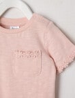Teeny Weeny Strawberry Fields Short Sleeve Tee, Nurturing Pink product photo View 02 S