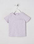 Teeny Weeny Strawberry Fields Play Short Sleeve Tee, Lilac product photo