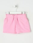 Teeny Weeny Strawberry Fields Play Knit Short, Pop Pink product photo