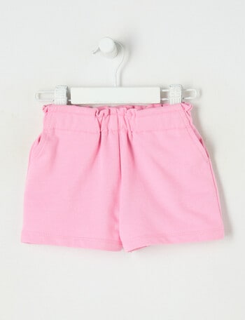 Teeny Weeny Strawberry Fields Play Knit Short, Pop Pink product photo