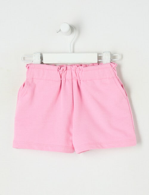 Teeny Weeny Strawberry Fields Play Knit Short, Pop Pink product photo