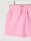 Teeny Weeny Strawberry Fields Play Knit Short, Pop Pink product photo View 02 S