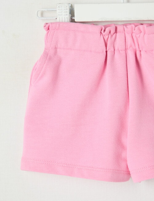 Teeny Weeny Strawberry Fields Play Knit Short, Pop Pink product photo View 02 L