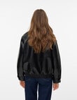 Vero Moda Talua Short Coated Jacket, Black product photo View 02 S