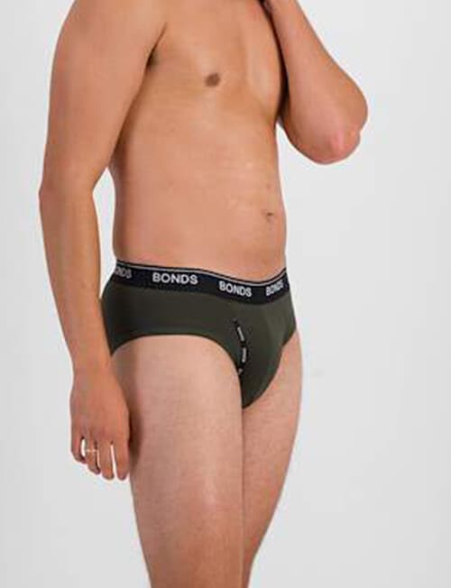 Bonds Guyfront Brief, 3-Pack, Kombu, Asphalt Marle & Nu Black product photo View 05 L