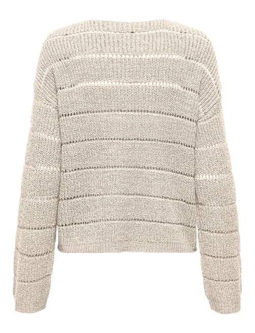 ONLY Pamela V-Neck Knit Pullover, Birch product photo View 02 L