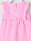 Teeny Weeny Strawberry Fields Play Embroidery Dress, Pop Pink product photo View 04 S