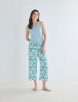 Whistle Sleep Shelf Bra Tank, Aqua product photo View 03 S