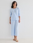 Ella J Knit Honeycomb Jumper, Pale Blue product photo View 03 S