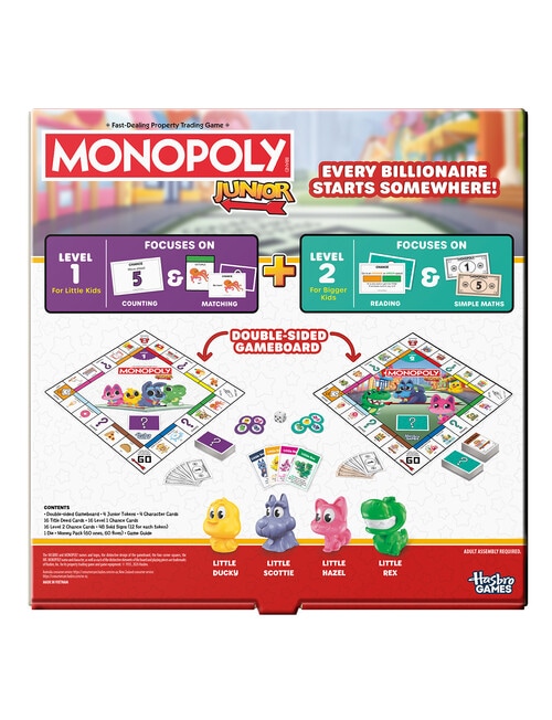 Hasbro Games Monopoly Junior product photo View 07 L