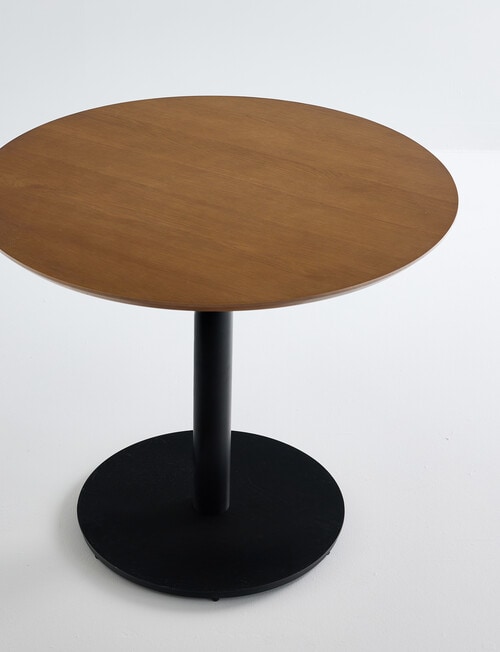 Haven Furniture Orbit Dining Table 90cm, Brown/Black product photo View 02 L