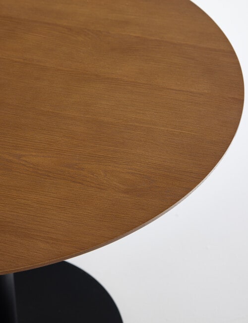 Haven Furniture Orbit Dining Table 90cm, Brown/Black product photo View 04 L