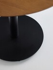 Haven Furniture Orbit Dining Table 90cm, Brown/Black product photo View 05 S