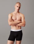 Calvin Klein Icon Cotton Stretch Relaxed Trunks, 3-Pack, Black product photo View 02 S