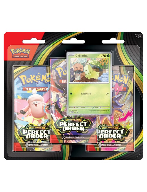 Pokemon Trading Card Me3 Perfect Order 3Pk Blister product photo