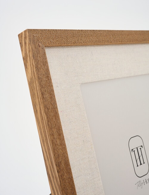 Tilly Home Wooden & Linen Photo Frame, 8x10/5x7in product photo View 03 L