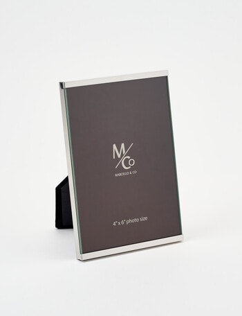 M&Co Polished Metal Photo Frame, 4x6in product photo