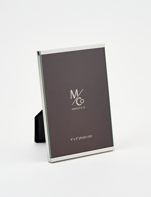 M&Co Polished Metal Photo Frame, 4x6in product photo