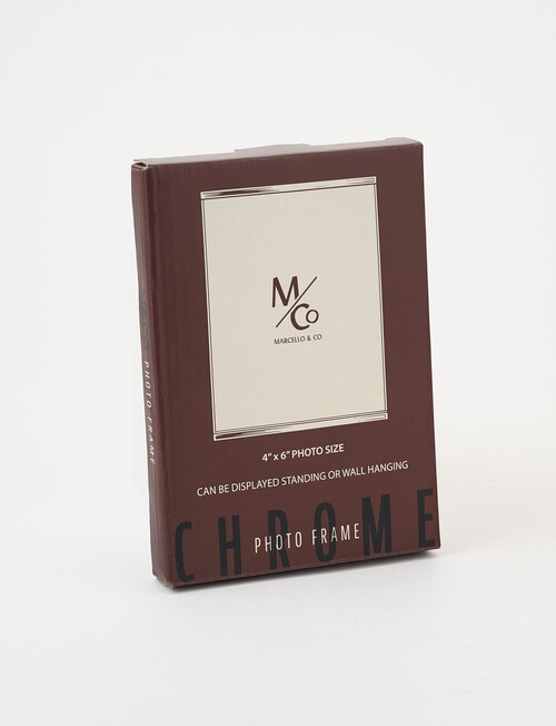 M&Co Polished Metal Photo Frame, 4x6in product photo View 02 L