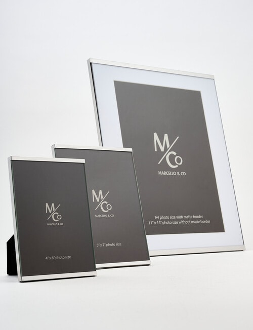 M&Co Polished Metal Photo Frame, 4x6in product photo View 05 L