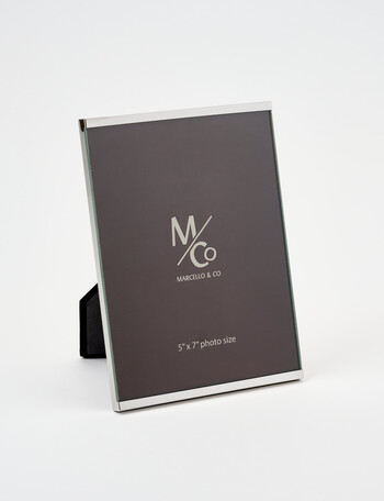 M&Co Polished Metal Photo Frame, 5x7in product photo