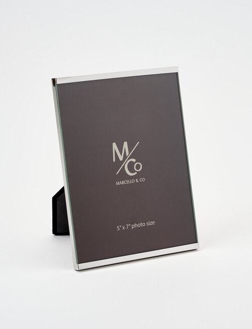 M&Co Polished Metal Photo Frame, 5x7in product photo