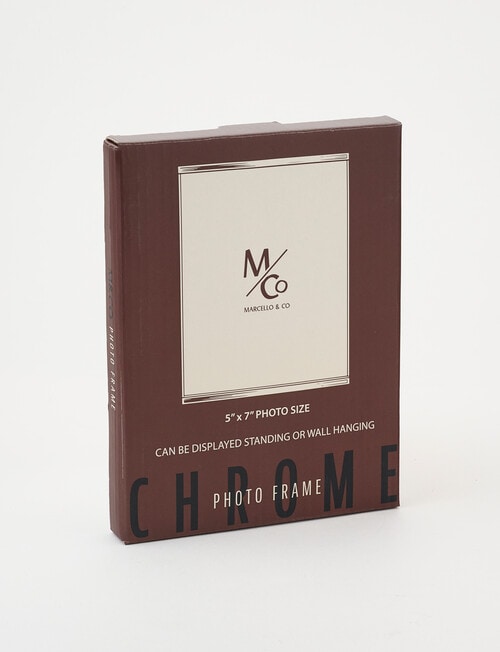 M&Co Polished Metal Photo Frame, 5x7in product photo View 02 L
