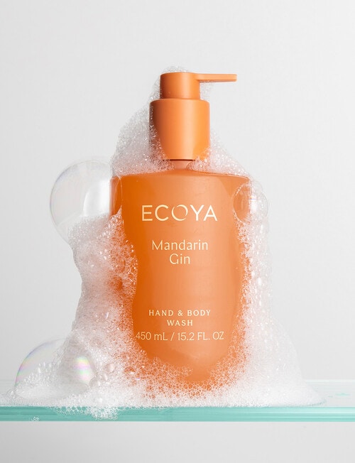 Ecoya Hand & Body Wash, Mandarin Gin, 450ml product photo View 02 L