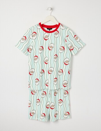 Sleep Squad Christmas Knit PJ Set, Santa Wave, 10-16 product photo