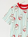 Sleep Mode Christmas Knit PJ Set, Santa Wave, 2-8 product photo View 02 S