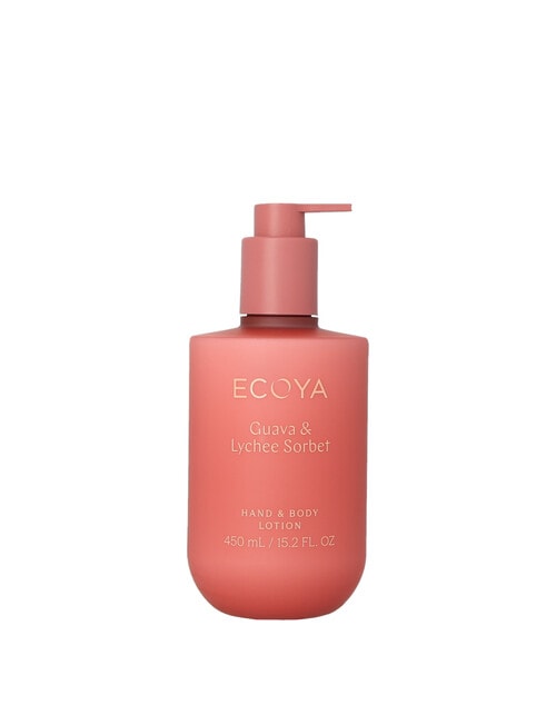 Ecoya Hand & Body Lotion, Guava & Lychee Sorbet, 450ml product photo