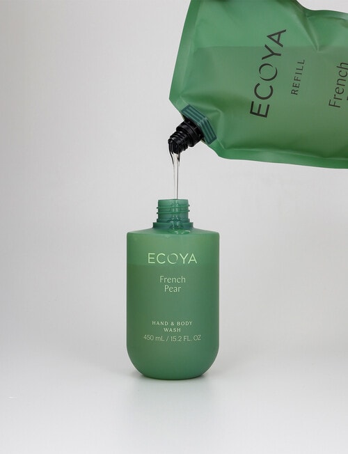 Ecoya Hand & Body Wash Refill, French Pear, 1L product photo View 03 L