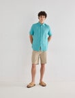 Gasoline Linen Shirt, Mint product photo View 03 S