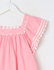 Mac & Ellie Flutter Sleeve Dress, Coral product photo View 02 S