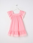 Mac & Ellie Flutter Sleeve Dress, Coral product photo View 03 S